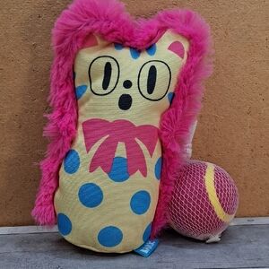 Bark Purrfect Pitch Squeaker Toy and Ball Toy Size M 20 - 50 Pounds  NWT